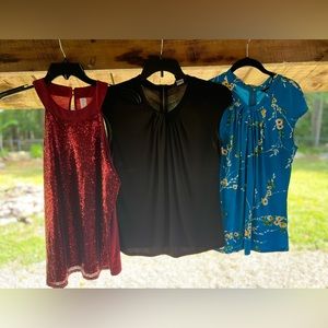 3 women’s tops bundle M & L